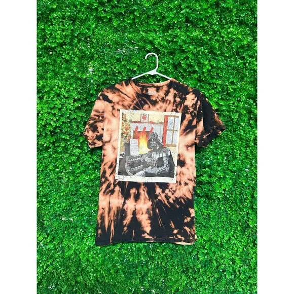 Acid Wash Star Wars Darth Vader T-shirt - Adult Mens Medium - N115 - Picture 1 of 2